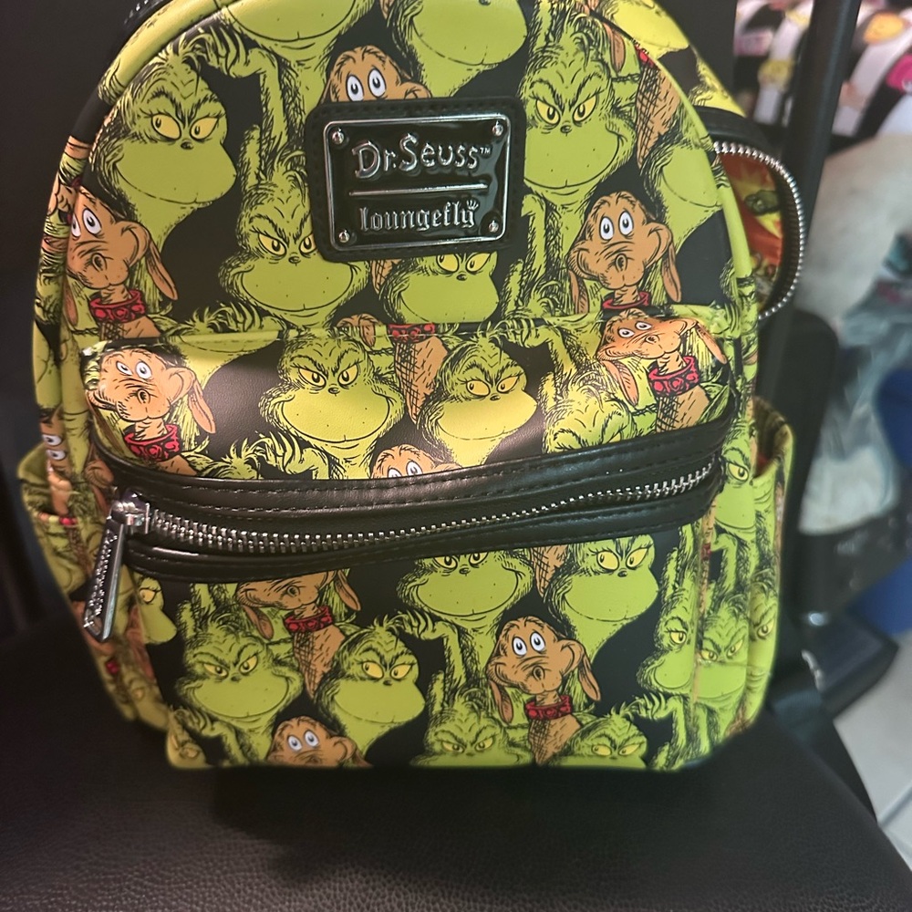 Loungefly Dr. Seuss Grinch and Max Backpack